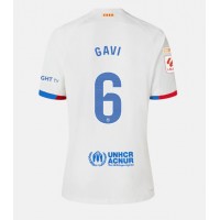 Pánský Fotbalový dres Barcelona Paez Gavi #6 2023-24 Venkovní Krátký Rukáv